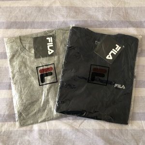 *SOLD SEPARAETLY* FILA T-Shirts (Navy Blue & Gray)